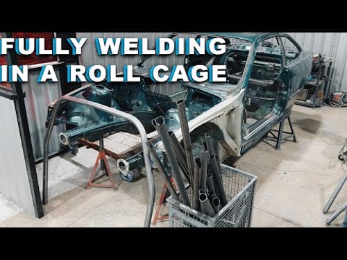 The FIRST official MODIFICATION on the V12 BMW E36 is a FULL CUSTOM ROLL CAGE