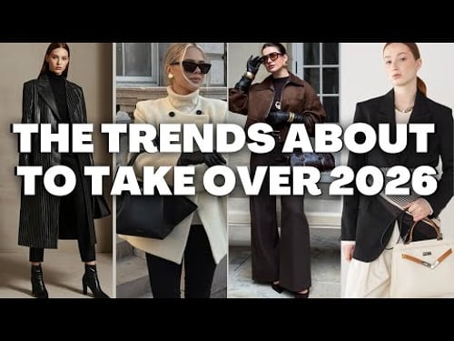 8 OVERLOOKED FASHION TRENDS SET TO DEFINE 2026!