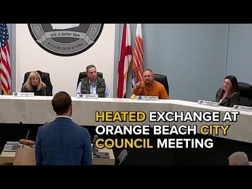 Mayor and Attorney Engage in Heated Exchange During Orange Beach City Council Meeting