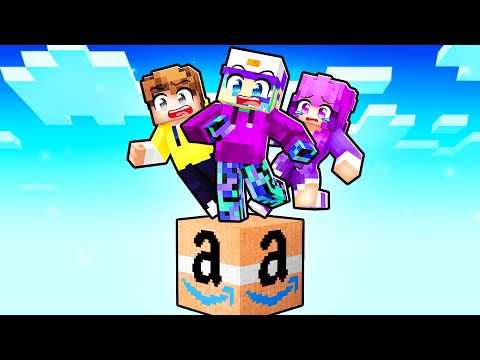 Surviving on ONE AMAZON Block in Minecraft!