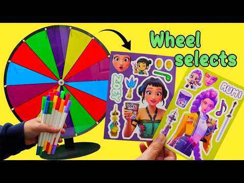 KPop Demon Hunters Color Wheel Selects the Activities