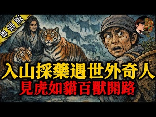 老中醫誤入神秘洞穴,同隱世奇人一齊住咗三日,見猛虎如貓、百獸開路!佢究竟係邊路神聖?【港叔怪談】民間傳奇|睡前故事