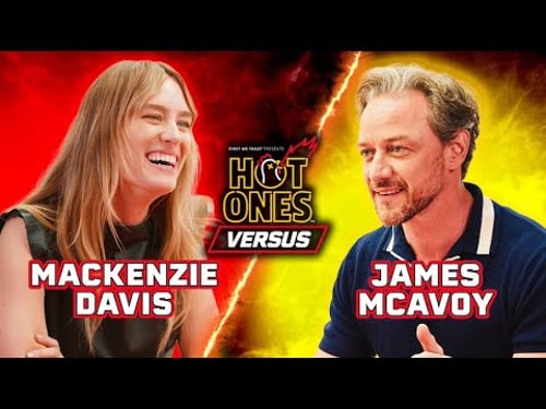 Mackenzie Davis vs. James McAvoy | Hot Ones Versus