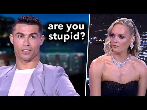Cristiano Ronaldo Shutting Down Disrespectful Interviewers