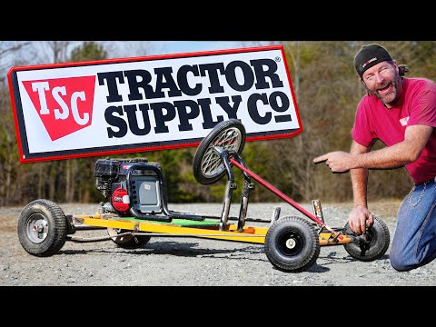 Can We Build a Go Kart ONLY Using Parts from Tractor Supply?