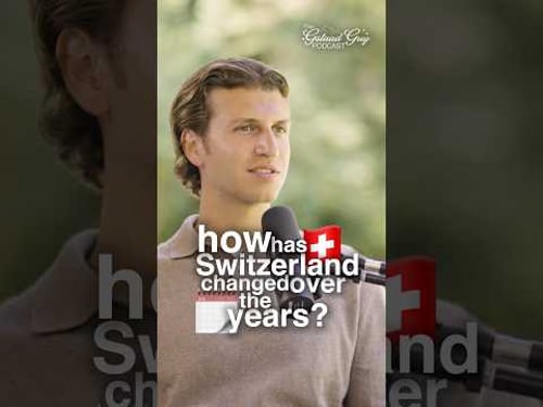 Bänz Simmen & @GstaadGuy discuss how Switzerland has changed ⏳🔄 #GstaadGuy #ItsAllFamily