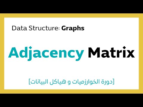 #13.3 Adjacency Matrix Representation - Graph Data Structure