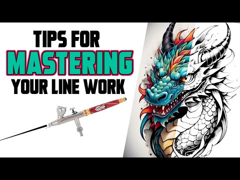 Mastering your line work with your Airbrush Handy tips to get you started!