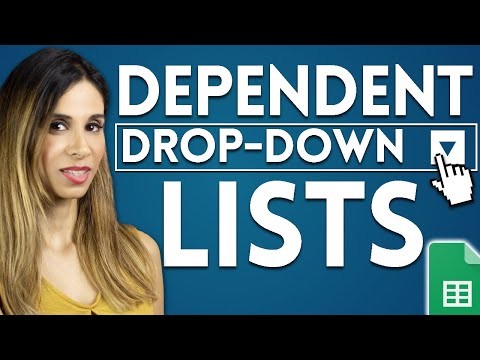 Google Sheets - Dependent Drop Down Lists | 2 Ways
