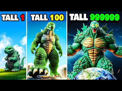 Upgrading GODZILLA to the TALLEST EVER in GTA 5