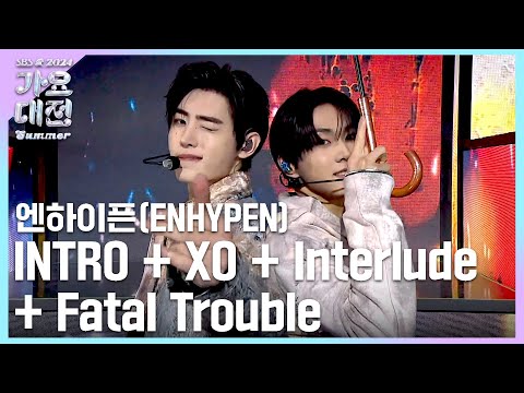ENHYPEN(엔하이픈) - INTRO + XO (Only If You Say Yes) + Interlude + Fatal Trouble #2024SBS가요대전Summer