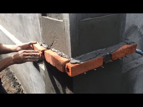 Amazing Techniques Building Column Foot With Brick Sand And Cement - How To Construction