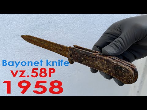 1958 Bayonet Knife Restoration | Restore blade vz.58P