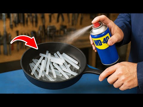 Mix WD-40 with GLUE STICKS!!! 99% of people worldwide don't know THIS SECRET! You'll be SHOCKED!