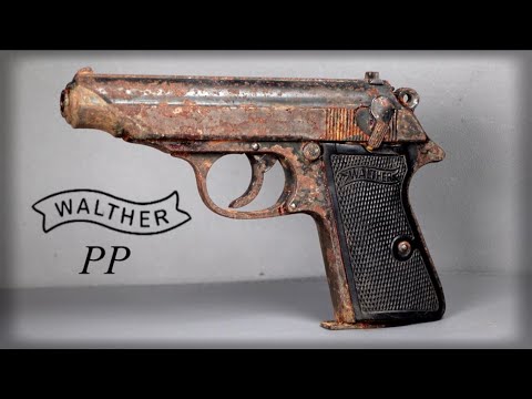 Restoring 1944 WW2 German Walther PP, (with test fire). Still loaded! #restoration