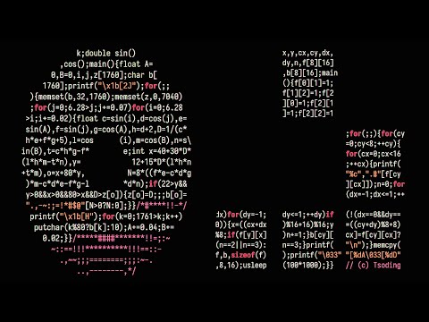 Why do C Programmers Always Obfuscate Their Code?