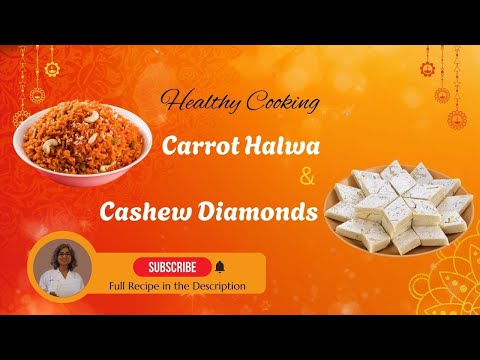 Gajar Halwa & Cashew Diamonds | Live Community Cooking with Shipra | Plainsboro Public Library