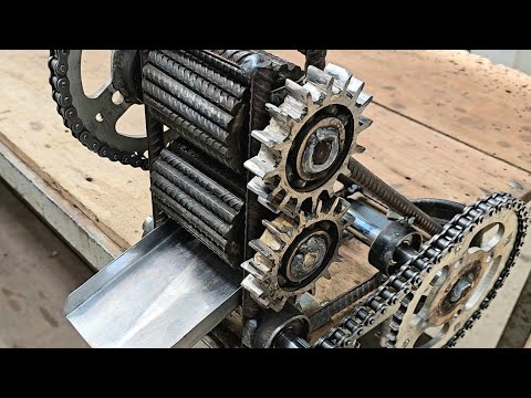 You won't believe this amazing idea using recycled materials (sugarcane juice machine).