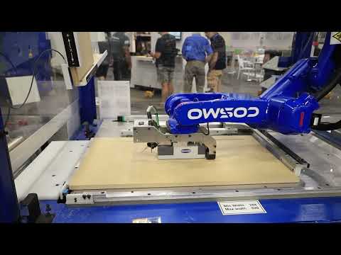 Stolbek Glue and Assembly Robot - Robotic 2pc cabinet door assembly - Cosmo GA