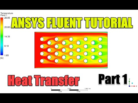 ✅ ANSYS FLUENT TUTORIAL - Heat transfer through pipes - PART 1