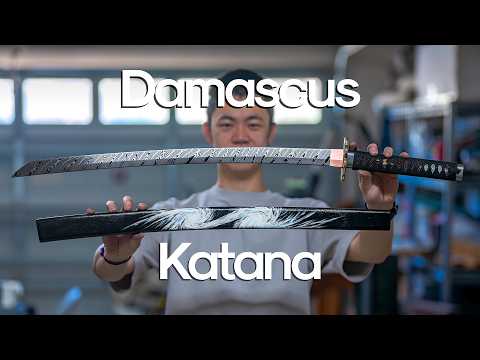Making an $8,000 Damascus Katana