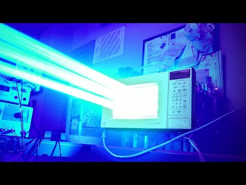 I converted my microwave into a LASER oven!