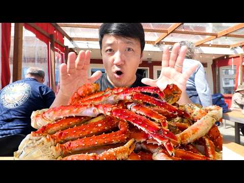 Eating ALASKAN KING CRAB at the Most Famous Crab Shack in Juneau Alaska