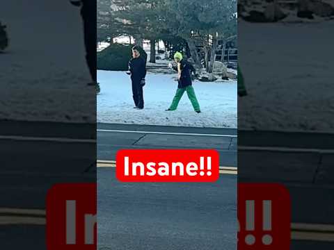 Coolest snow trick shot ever!!