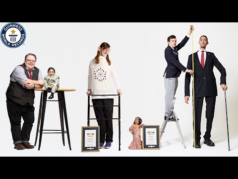 TALLEST and SMALLEST go 'Head-to-Head' | Guinness World Records