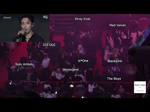 Idols reaction SEVENTEEN on screen at GMA 2019 - EVERYONE WAS SHOCKED BY THE CRAZY FANCHANT