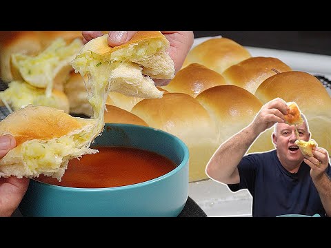 ULTIMATE Cheesy Mashed Potato Soup Roll - EASY Soft Fluffy