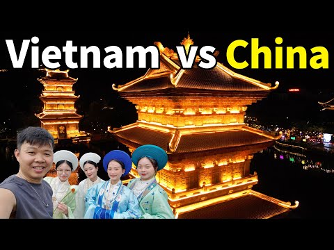 夜游越南千年古城华闾,和中国古城很不一样!实地对比太精彩!🇻🇳🇨🇳【阿树闯越南】EP30