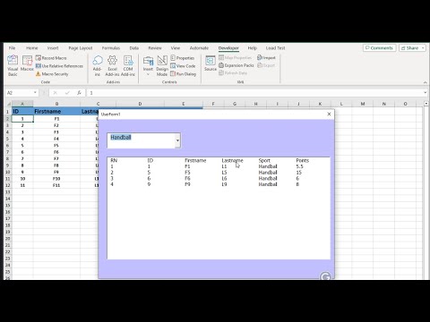 Microsoft Excel Search: search records in listbox Using ComboBox in VBA Excel userforms