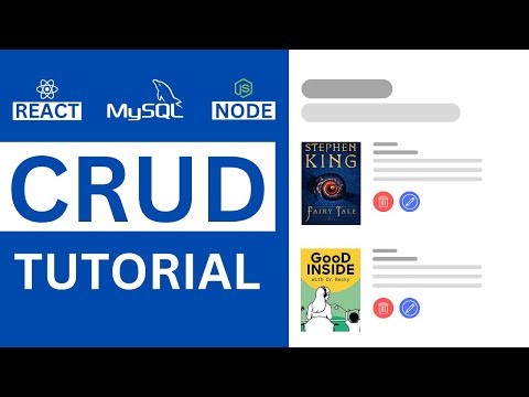 React Node.js MySQL CRUD Tutorial for Beginners