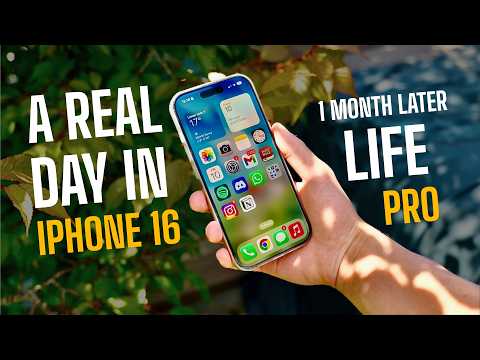 iPhone 16 Pro, 1 Month Later! - A Real Day in Life