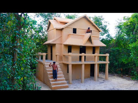 121 Days Building Underground Three-story House with decoration Living Room