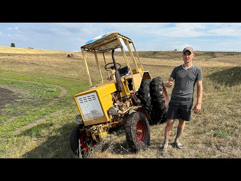 Т25 на спаренных колесах.Самый проходимый трактор т25