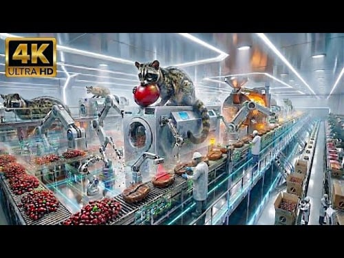 Cleaning the World's Most EXPENSIVE Coffee ($3,000/kg): Inside the Kopi Luwak Process ( ASMR )