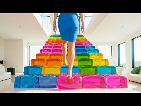 Which Crazy Staircase Would You Choose? 🌈🪜| The Ultimate Satisfying Oddly Asmr Experience