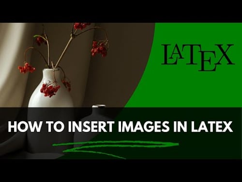How to insert images in Latex