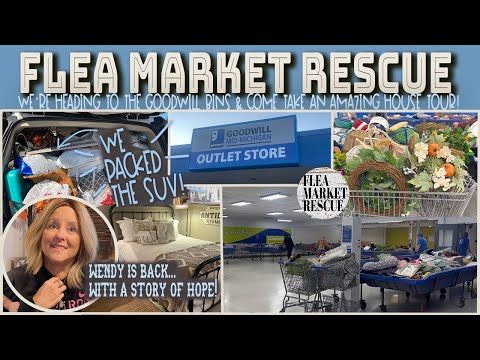 shopping the good will bins for thrifted finds with Wendy 2025