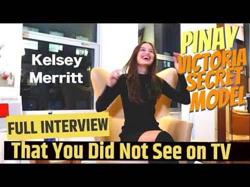 How Filipina Model Kelsey Merritt became a Victoria Secret Fashion Model