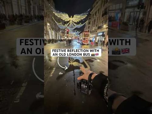The BEST conditions to shoot Christmas Lights in London โจโ๏ธ๐ฌ๐ง (Sony A7V) ๐ธ