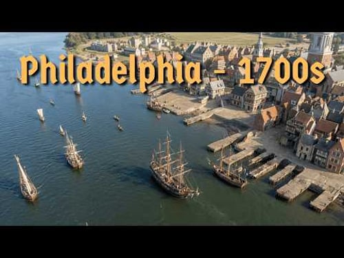Philadelphia 1700s (AI Reconstruction)