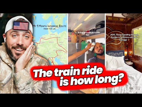 American Reacts to Europe’s Most EPIC Train Journeys 🚄