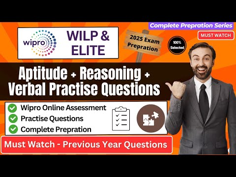 🔥 Wipro Elite & WILP Practise Paper | Wipro WILP previous year Paper Question and Answers Solved