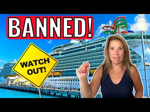 10 NEW Things that Are BANNED on Cruise Ships (2023)