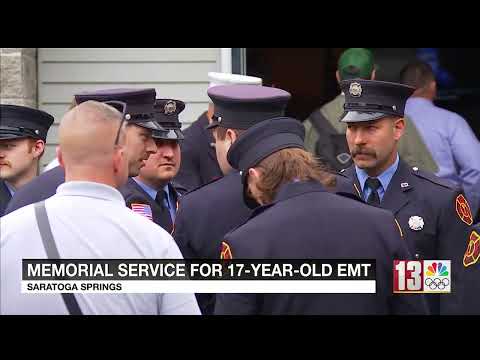 Teen EMT Funeral in Saratoga Springs