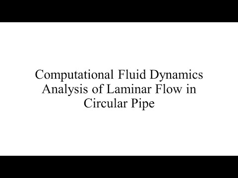 CFD Analysis of Laminar Flow through a Circular Pipe using Ansys Fluent (Validation)