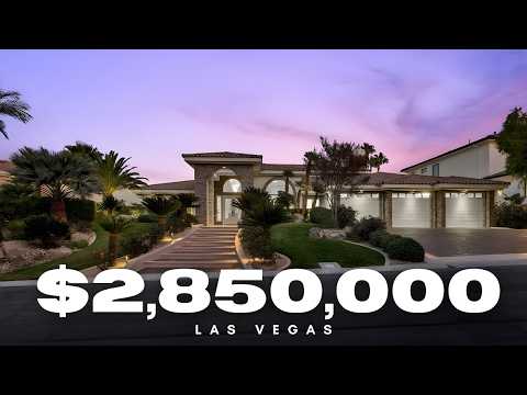 Inside a $2.85M Single-Story Estate in Spanish Hills | Las Vegas Luxury Home Tour